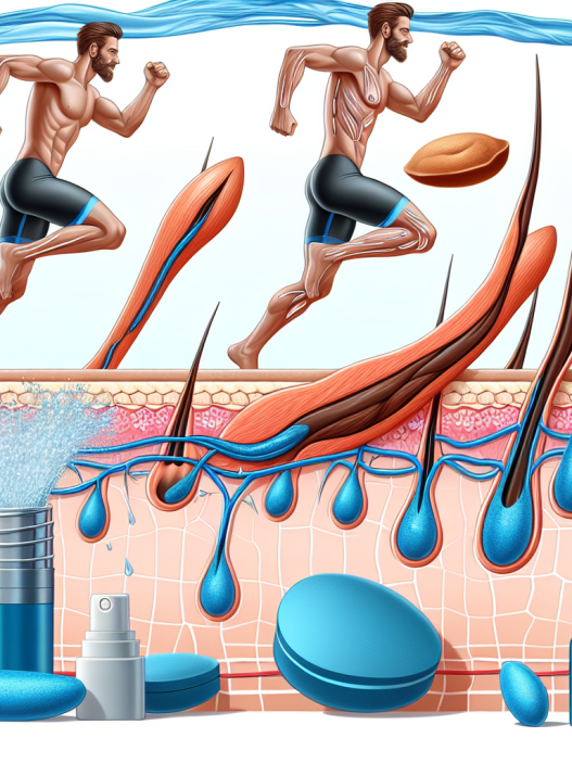 Comment le Finasteride affecte l'hydratation de la peau chez les athlètes