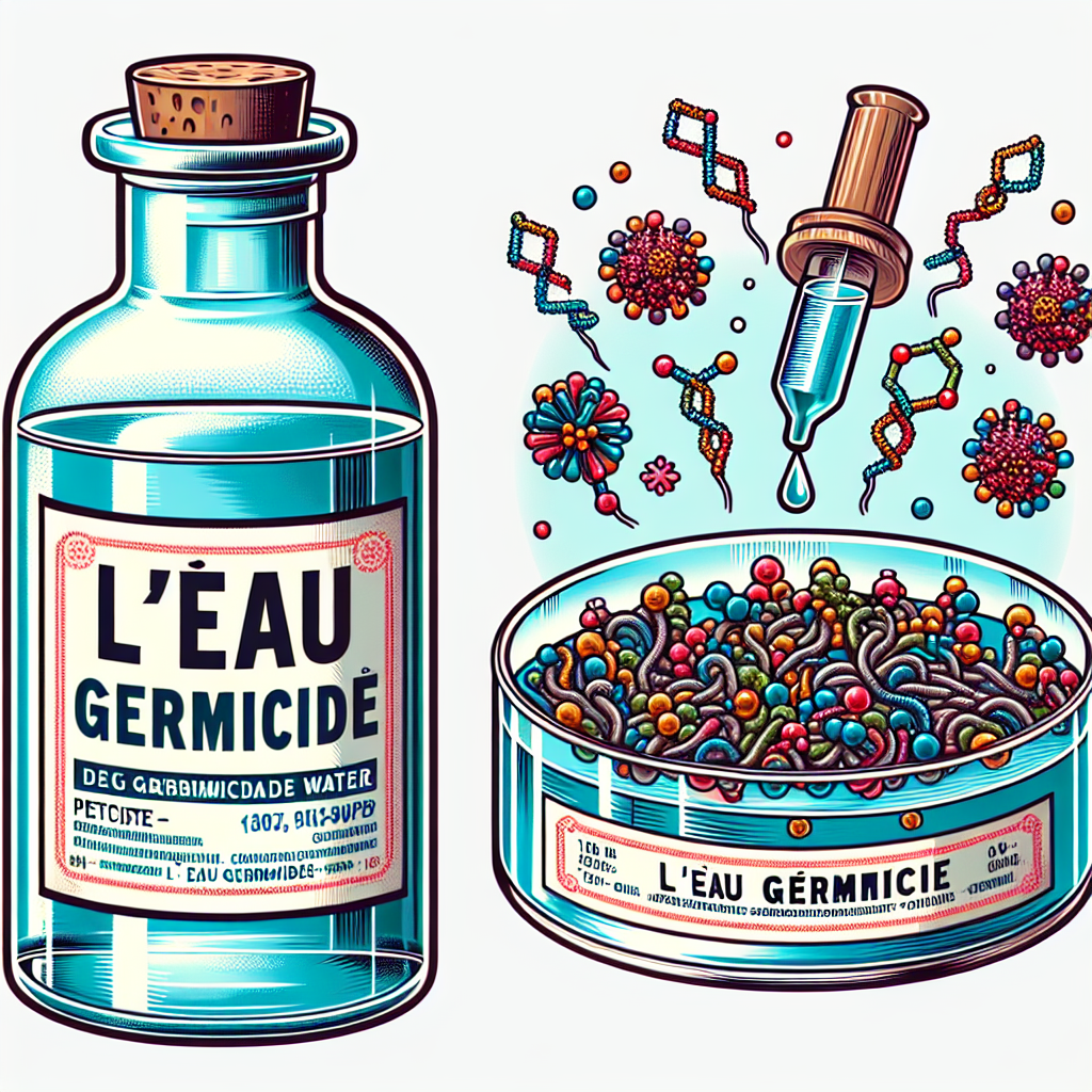 L'Eau Germicide lors d'une cure d'utilisation de peptides