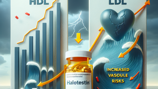 Une diminution du HDL et une augmentation du LDL après la prise d'Halotestin peuvent augmenter les risques vasculaires