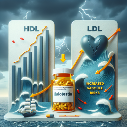 Une diminution du HDL et une augmentation du LDL après la prise d'Halotestin peuvent augmenter les risques vasculaires