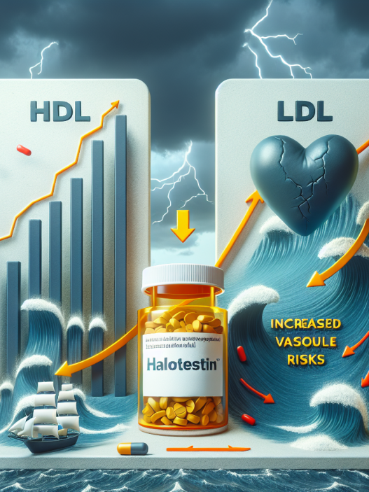 Une diminution du HDL et une augmentation du LDL après la prise d'Halotestin peuvent augmenter les risques vasculaires