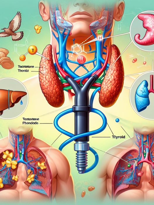 Effet du phénylpropionate de testostérone sur la glande thyroïde