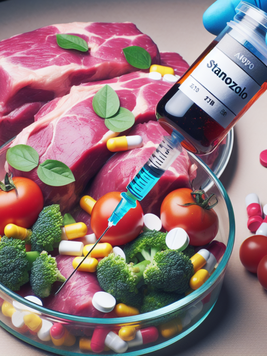 Infusion de stanozolol dans un mélange de viande.