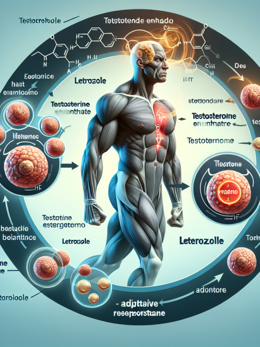 Réponses adaptatives au Letrozole en combinaison avec l'entanate de testostérone Le létrozole dans le maintien de l'équilibre testostérone-œstrogène dans les cours de courte durée