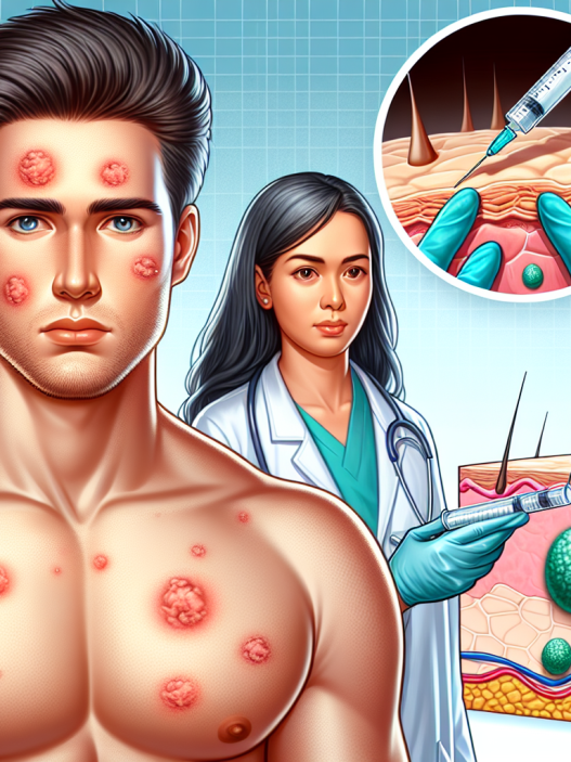 Risques d'acné et de réactions dermatologiques lors de l'utilisation de la méthyltestostérone injectable