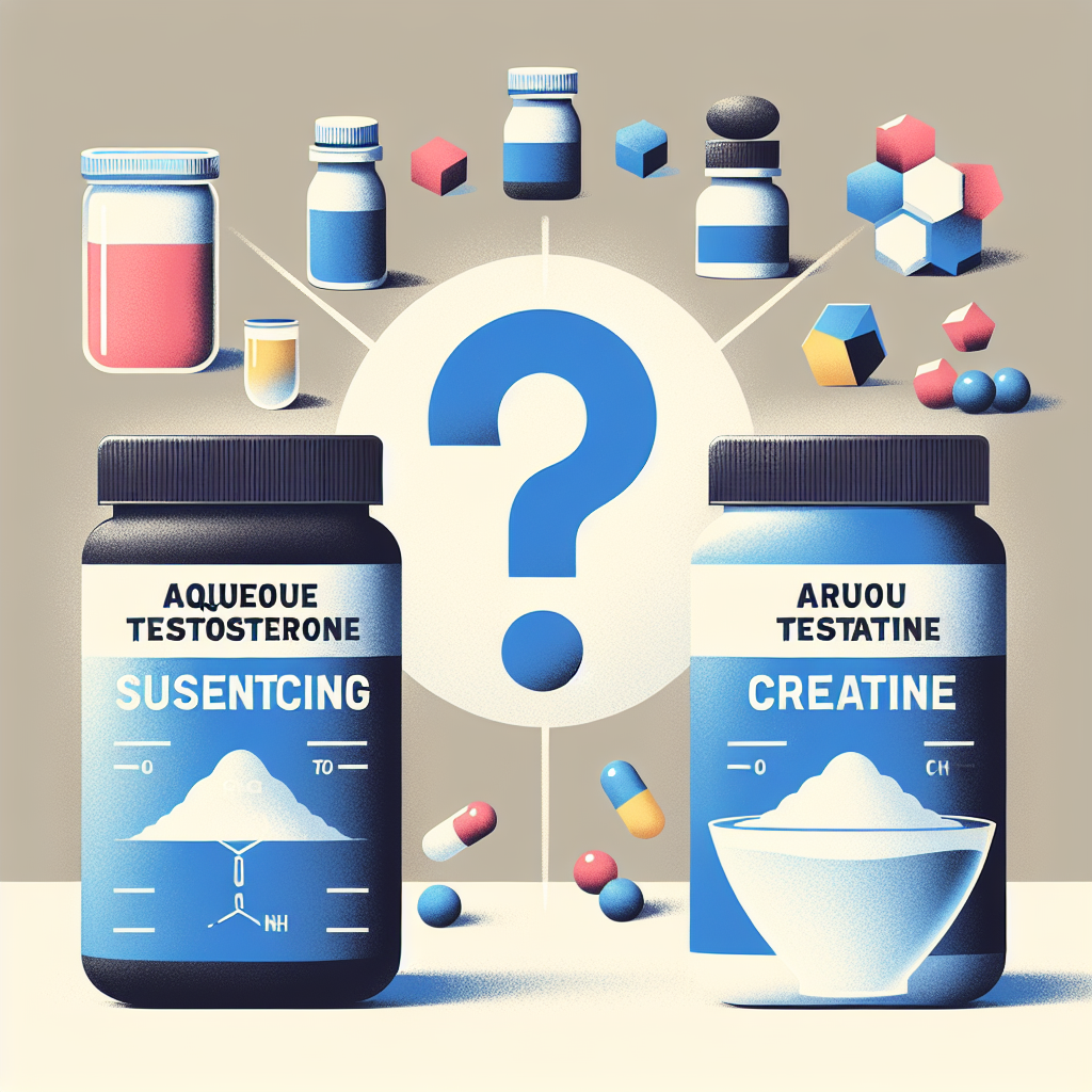 Suspension de testostérone (aqueuse) et créatine : faut-il les associer ?