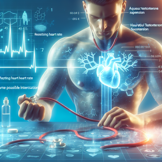 Suspension de testostérone (aqueuse) et rythme cardiaque au repos