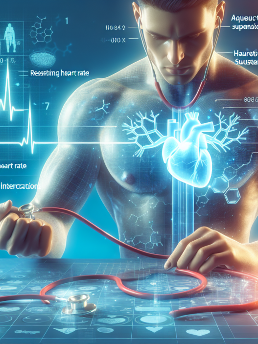 Suspension de testostérone (aqueuse) et rythme cardiaque au repos