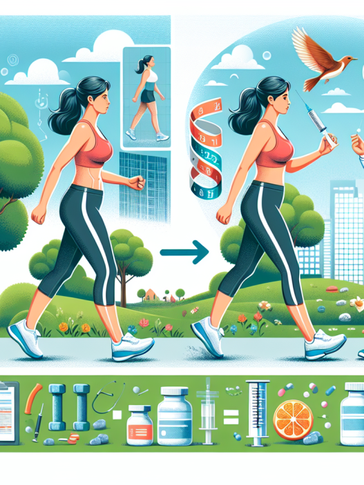 Utilisation de la marche et des injections pour la perte de poids dans un programme complet de pharmacologie sportive