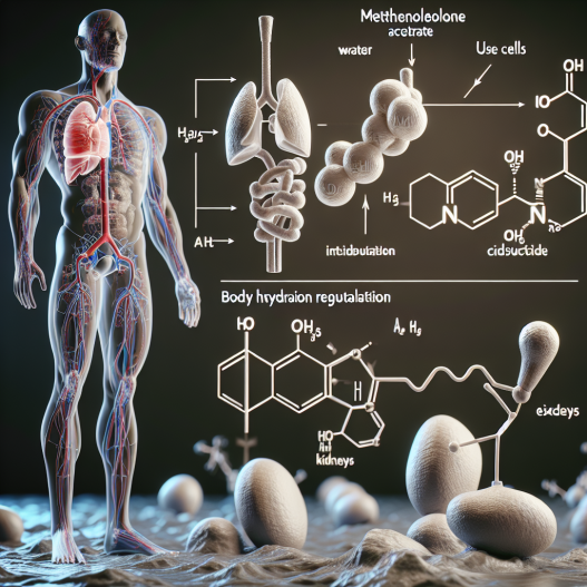 Acétate de méthénolone et régulation de l'hydratation corporelle