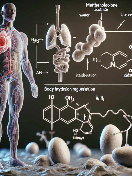 Acétate de méthénolone et régulation de l'hydratation corporelle