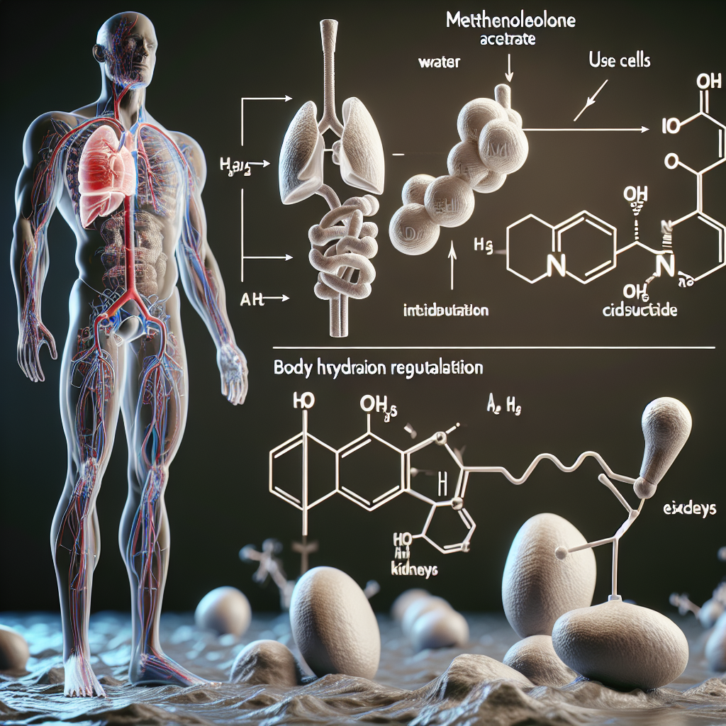 Acétate de méthénolone et régulation de l'hydratation corporelle