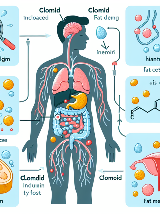 Comment le Clomid affecte-t-il le métabolisme des graisses ?