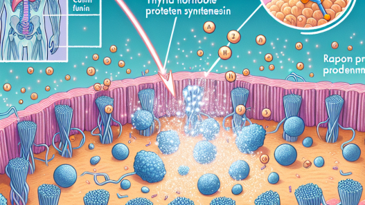 Effet de la lévothyroxine sodique sur la synthèse protéique des cellules musculaires