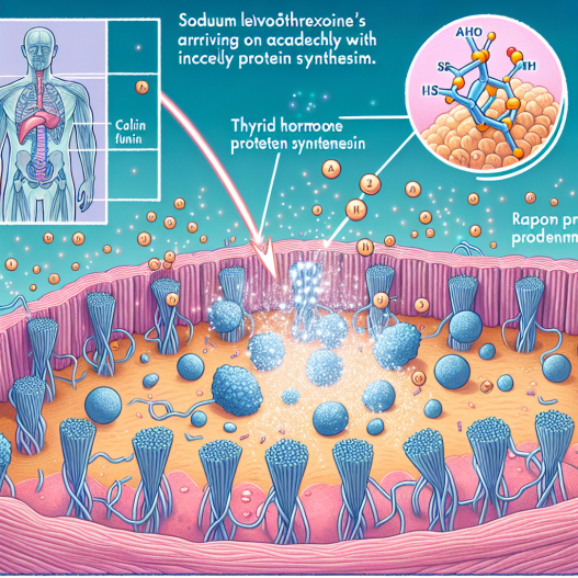 Effet de la lévothyroxine sodique sur la synthèse protéique des cellules musculaires