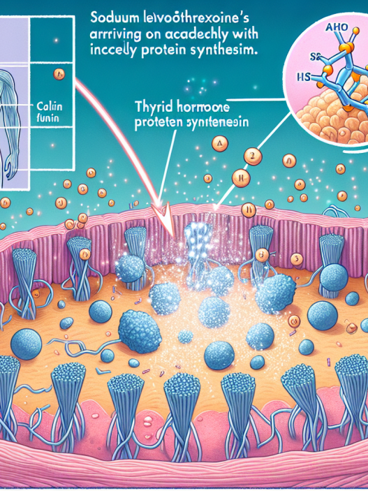 Effet de la lévothyroxine sodique sur la synthèse protéique des cellules musculaires