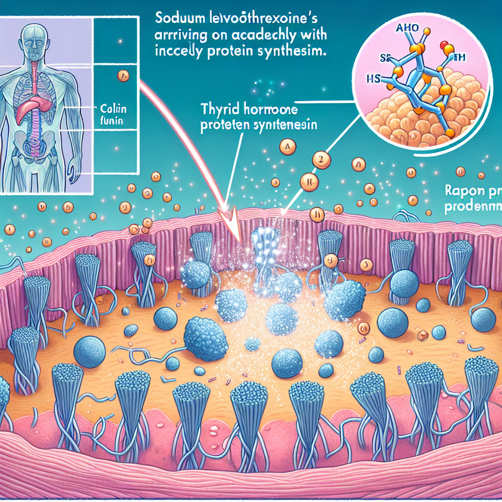 Effet de la lévothyroxine sodique sur la synthèse protéique des cellules musculaires
