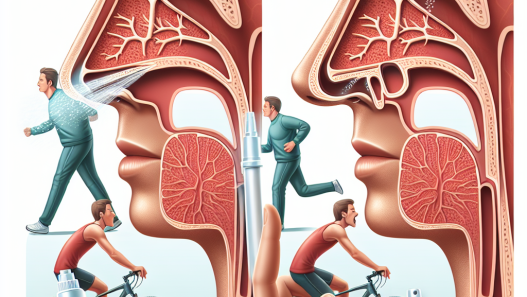 Efficacité des sprays nasaux pour faciliter la respiration nasale pendant l'effort