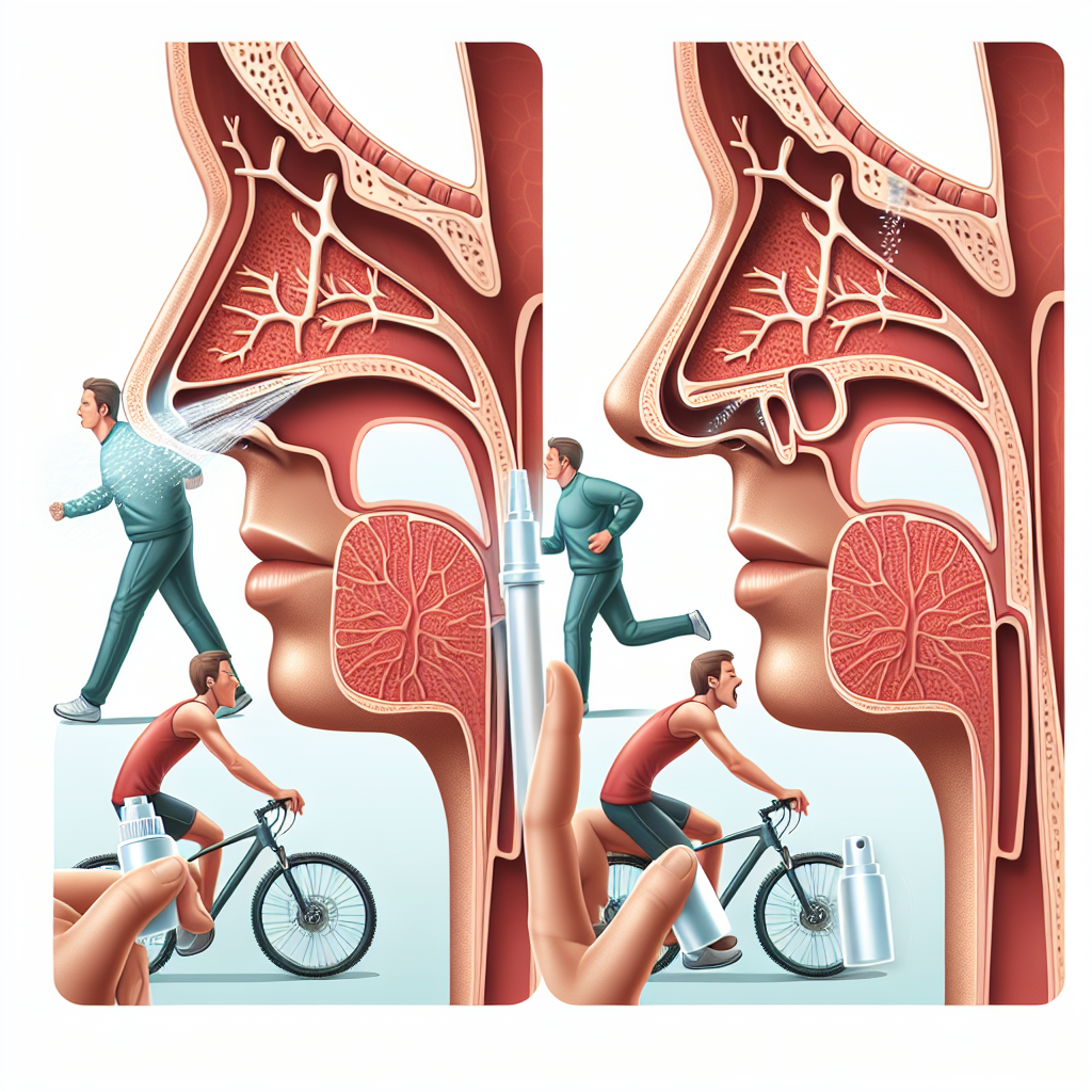 Efficacité des sprays nasaux pour faciliter la respiration nasale pendant l'effort