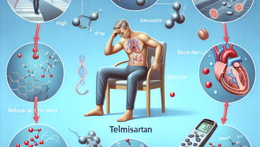 Telmisartan et son rôle dans la réduction de la tension artérielle lors de charges élevées