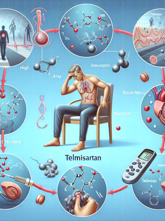 Telmisartan et son rôle dans la réduction de la tension artérielle lors de charges élevées