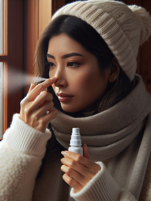 Utilisation des sprays nasaux pendant la saison froide