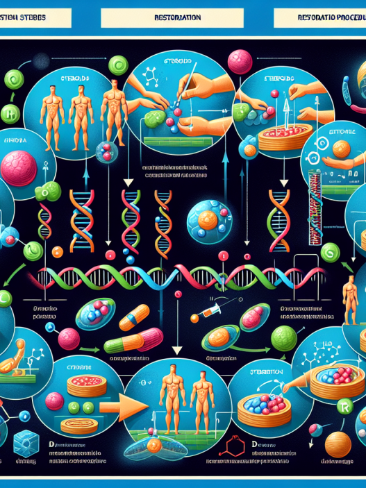 Interaction des stéroïdes avec les procédures de restauration