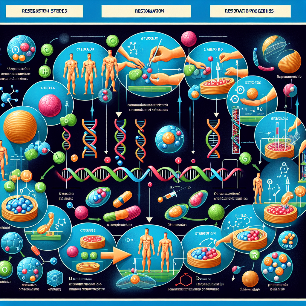 Interaction des stéroïdes avec les procédures de restauration