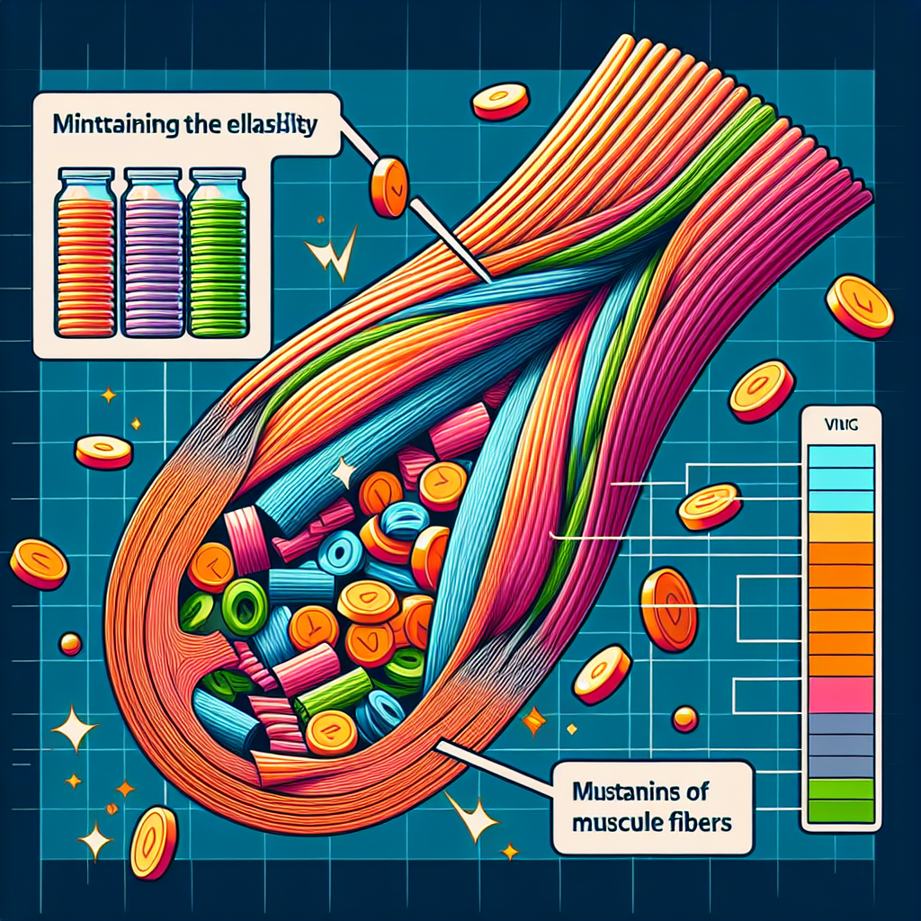 Maintien de l'élasticité des fibres musculaires grâce aux vitamines
