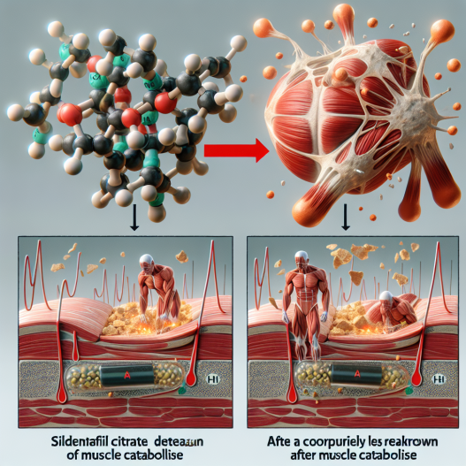 Utilisation du citrate de sildénafil pour réduire le catabolisme musculaire